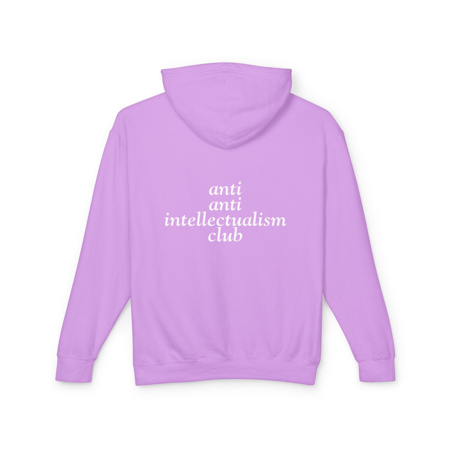 anti anti intellectualism club hoodie