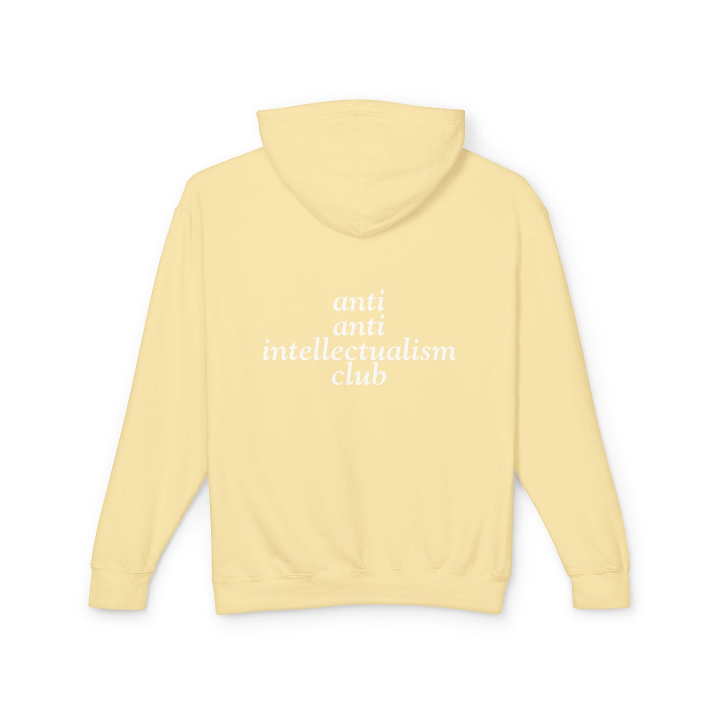 anti anti intellectualism club hoodie